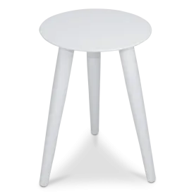 Santorini Medium Side Table in Arctic White