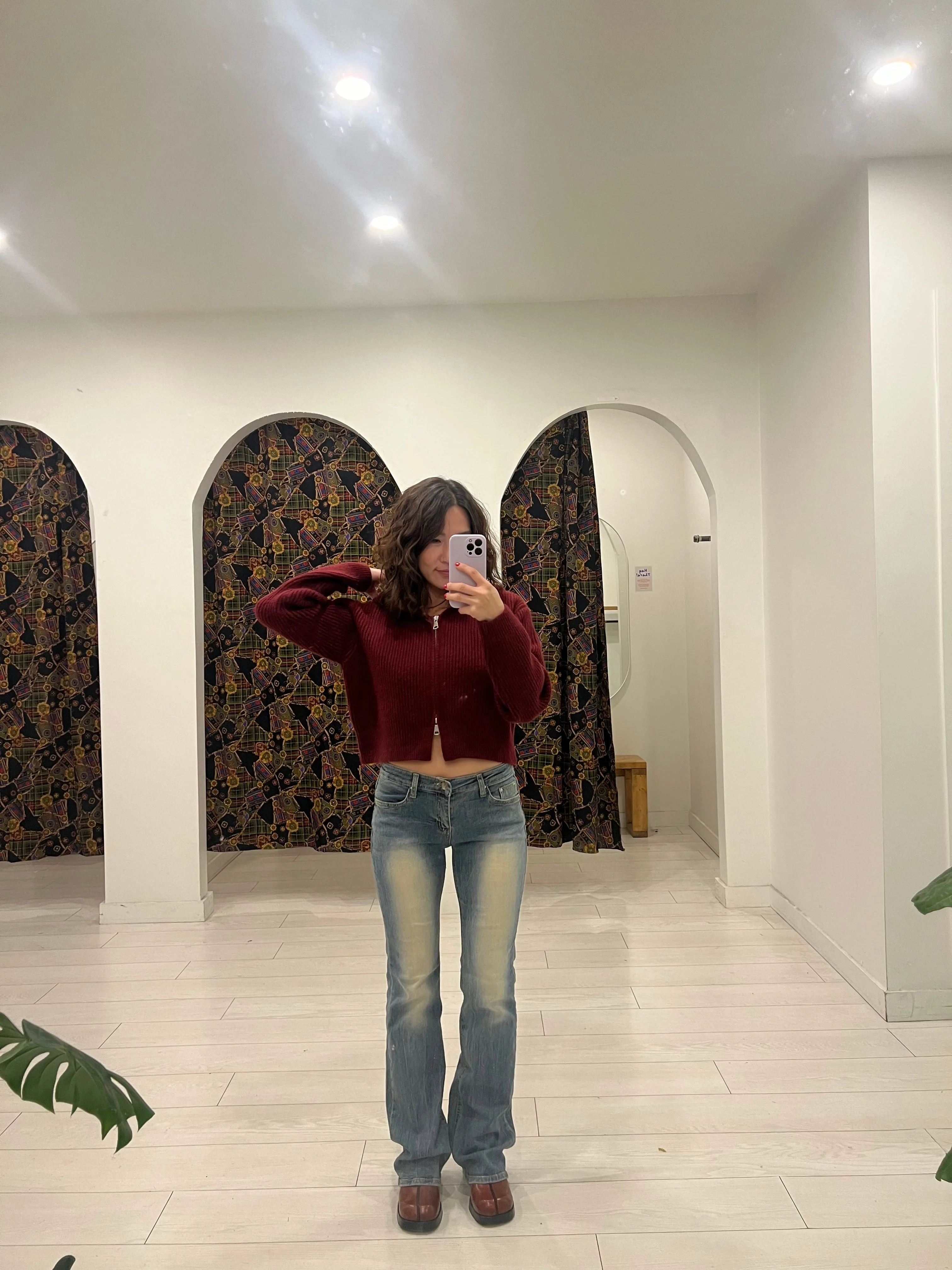 SASA Low-rise bootcut jeans