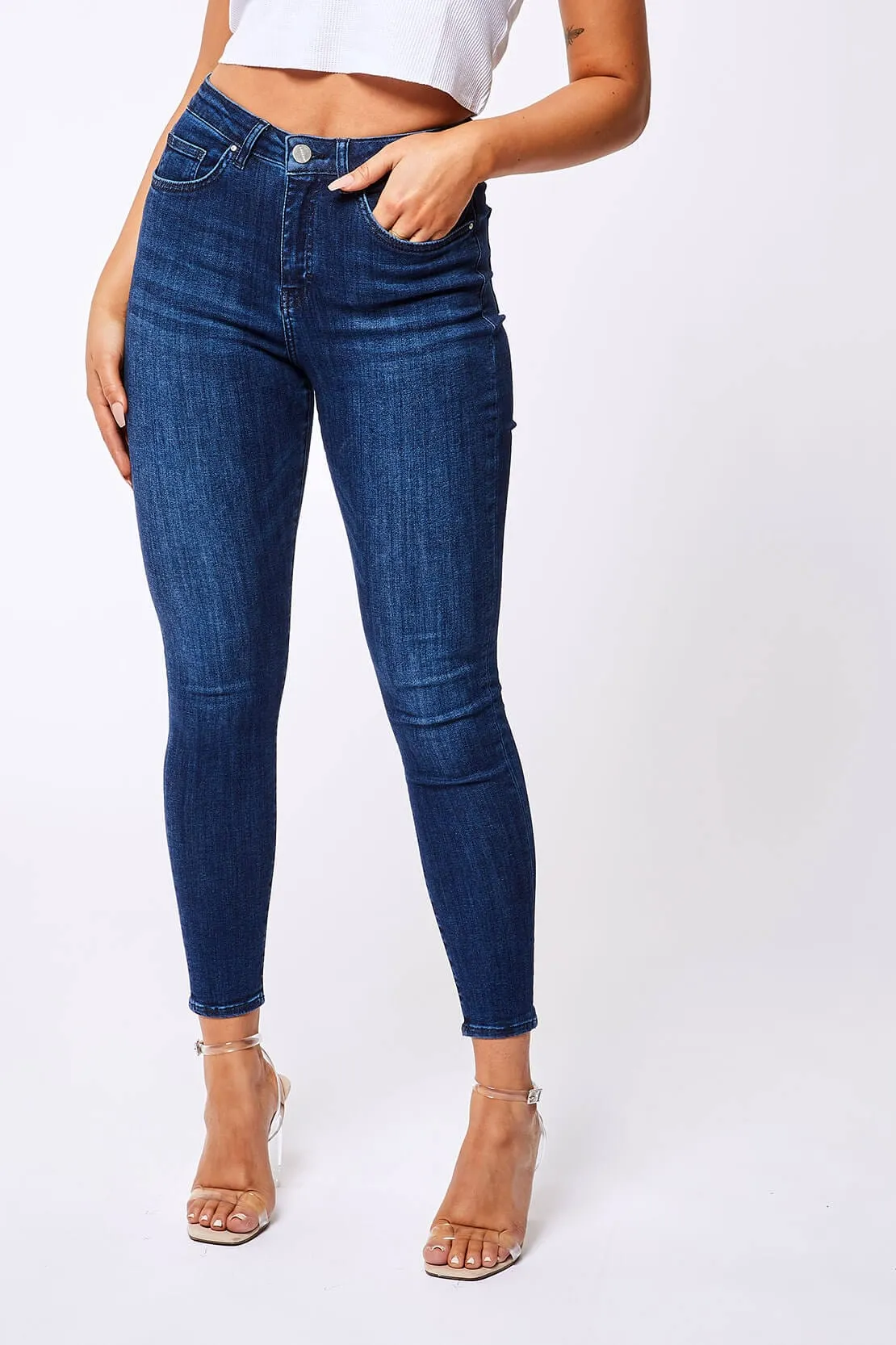 SKINNY JEANS - CLASSIC INDIGO BLUE