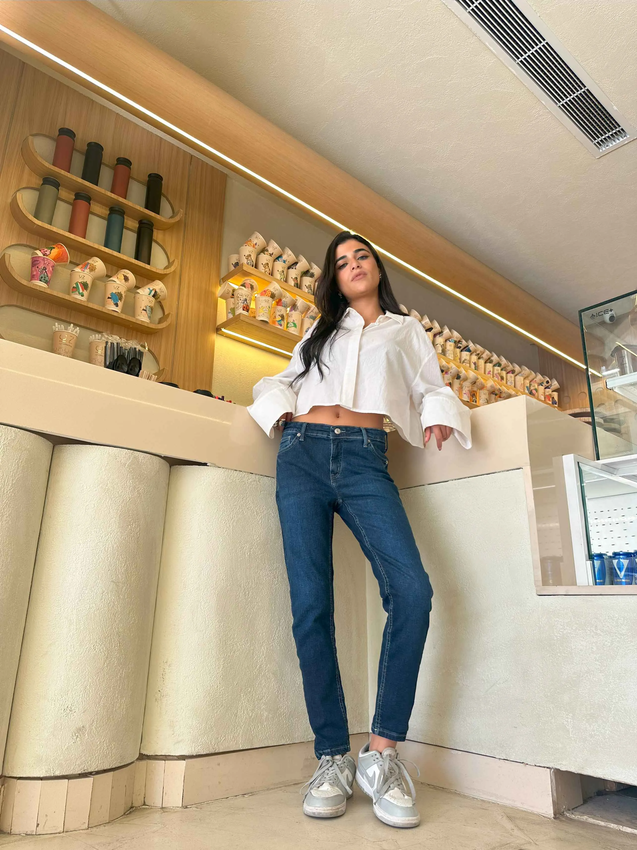 Skinny - Navy Blue Jeans.
