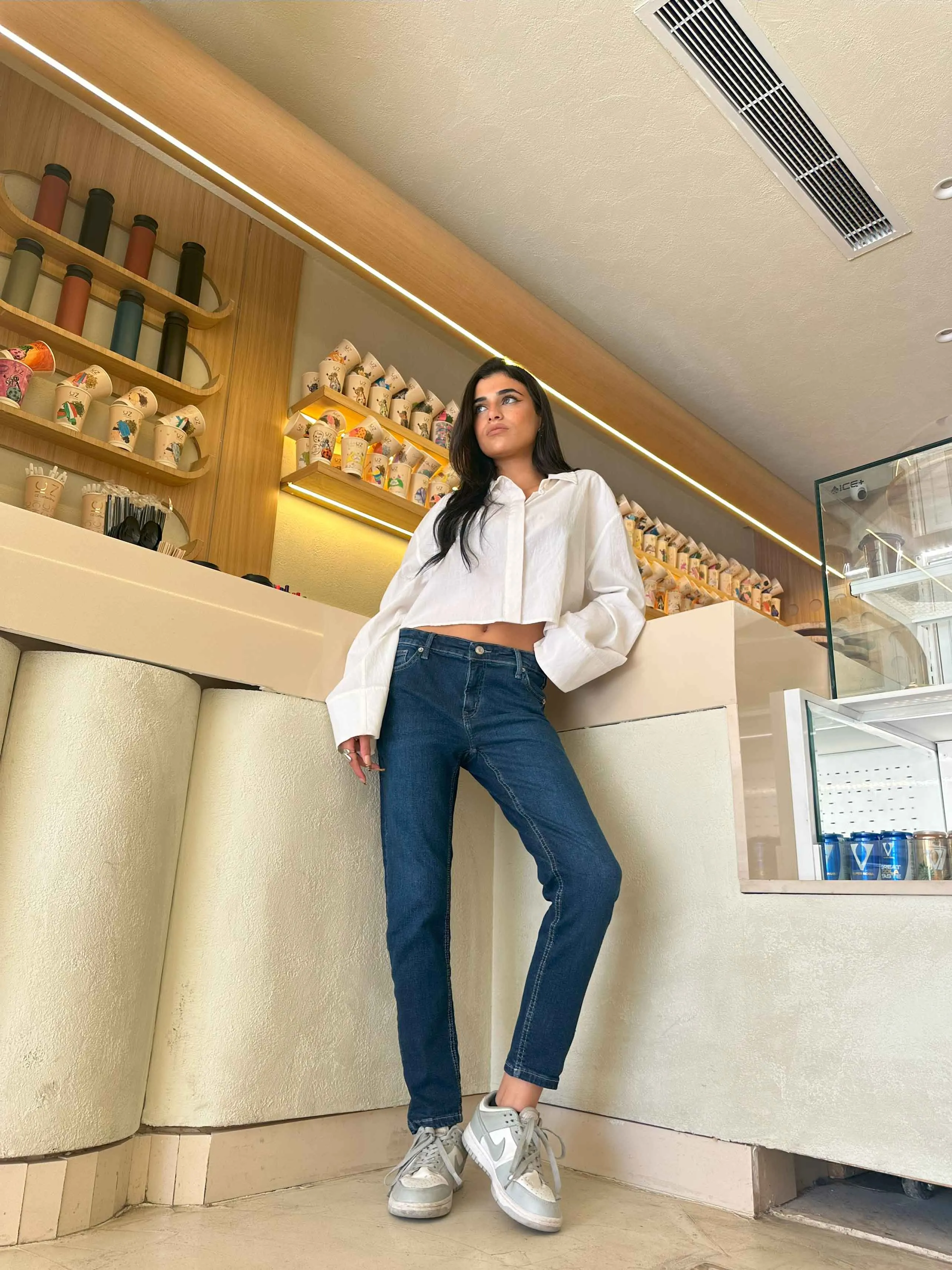 Skinny - Navy Blue Jeans.