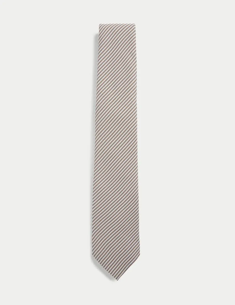 Slim Striped Tie