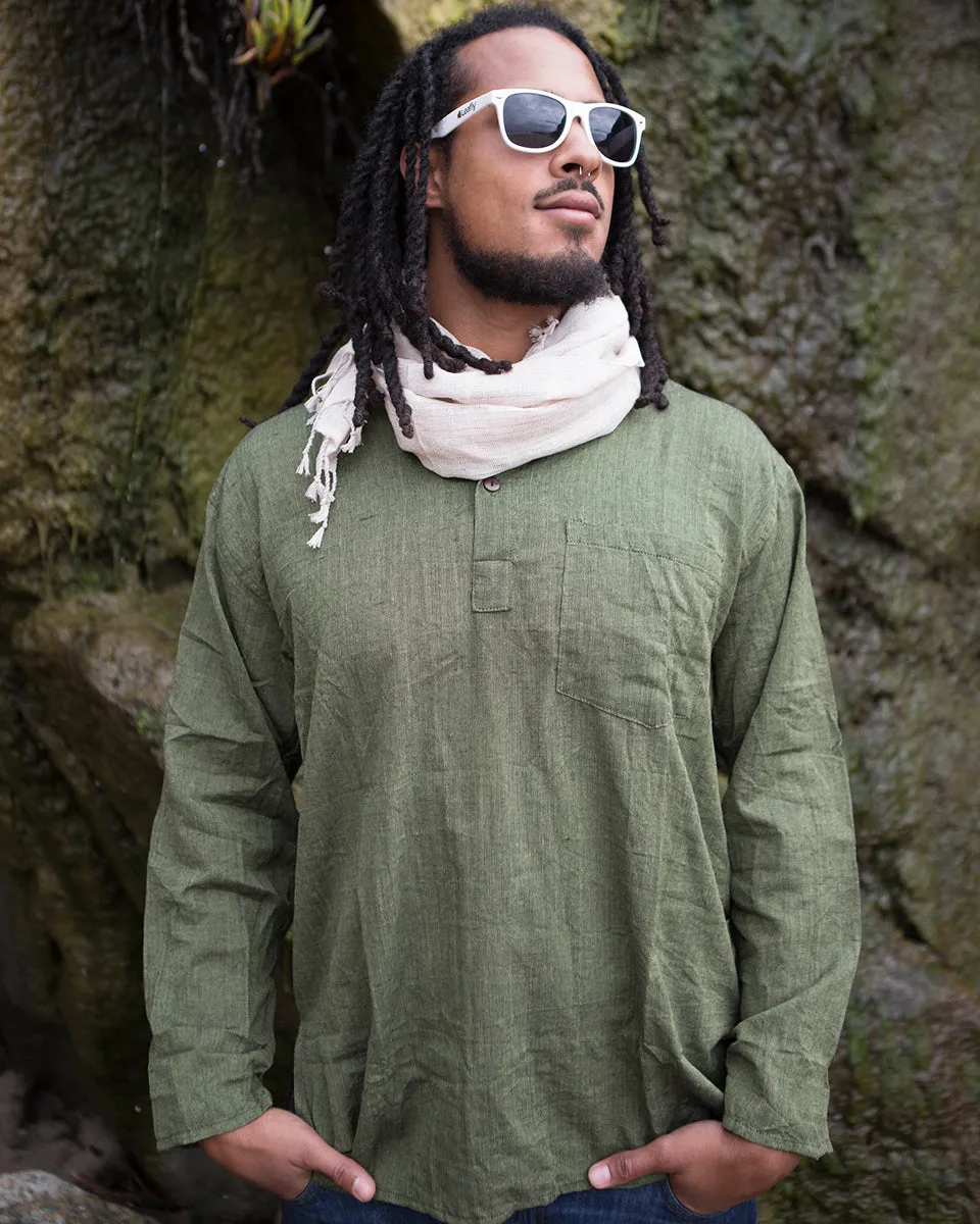 Solid Cotton Kurta