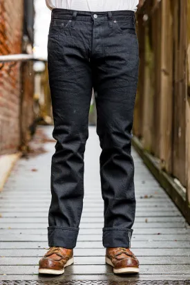 Sugar Cane Black Denim Type-III Slim Tapered - One Wash 13 oz. Japanese Selvedge Denim