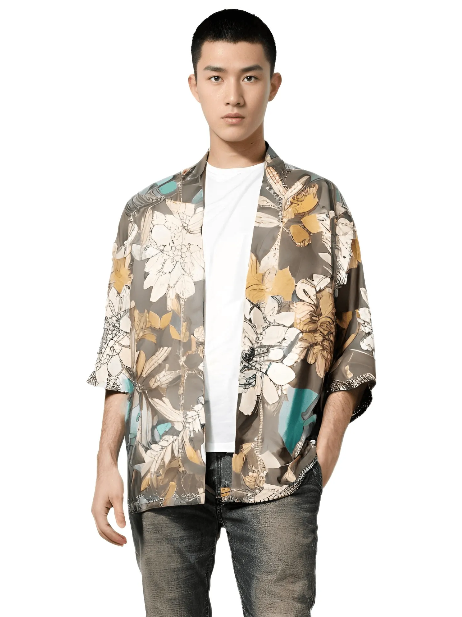 Summer Beach Kimono Hawaiian Shirt Unisex