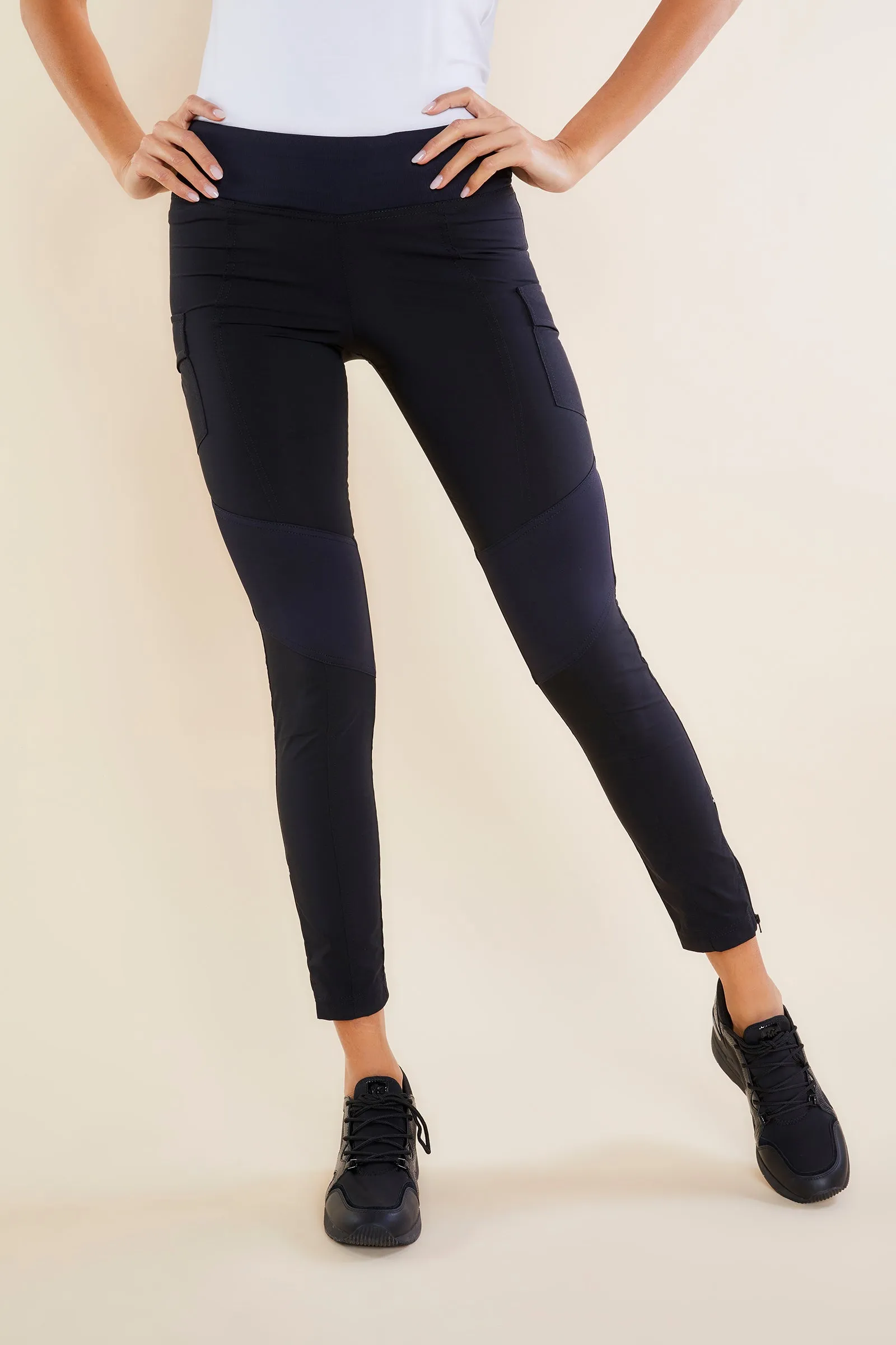 The Andrea Contrast-Panel Legging