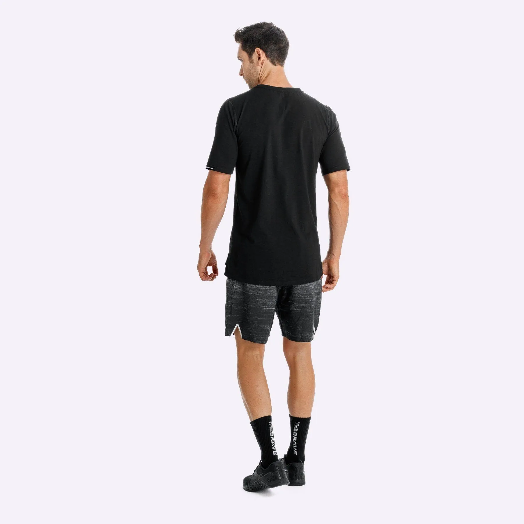 The Brave - Men's Techfit T-Shirt - Black