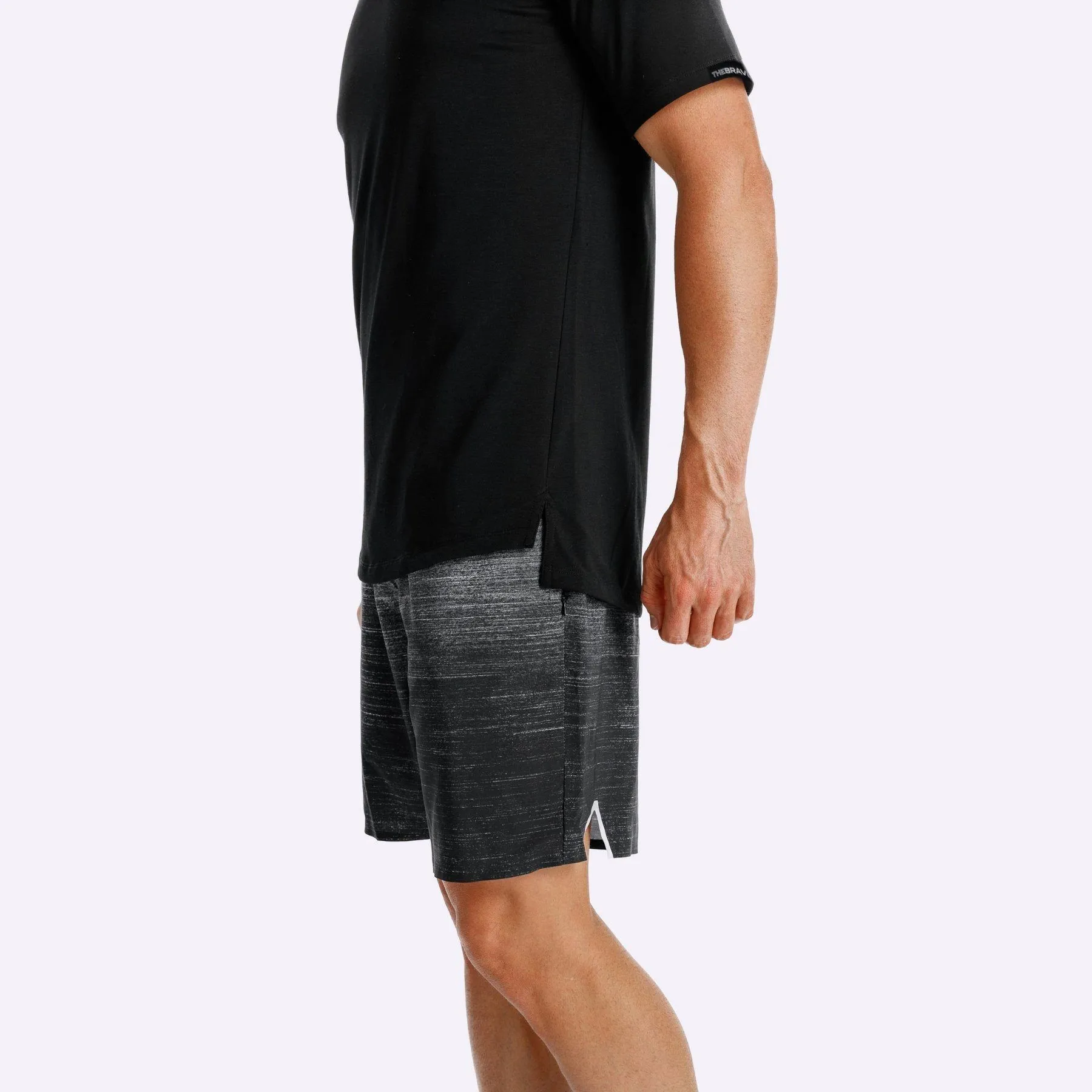 The Brave - Men's Techfit T-Shirt - Black