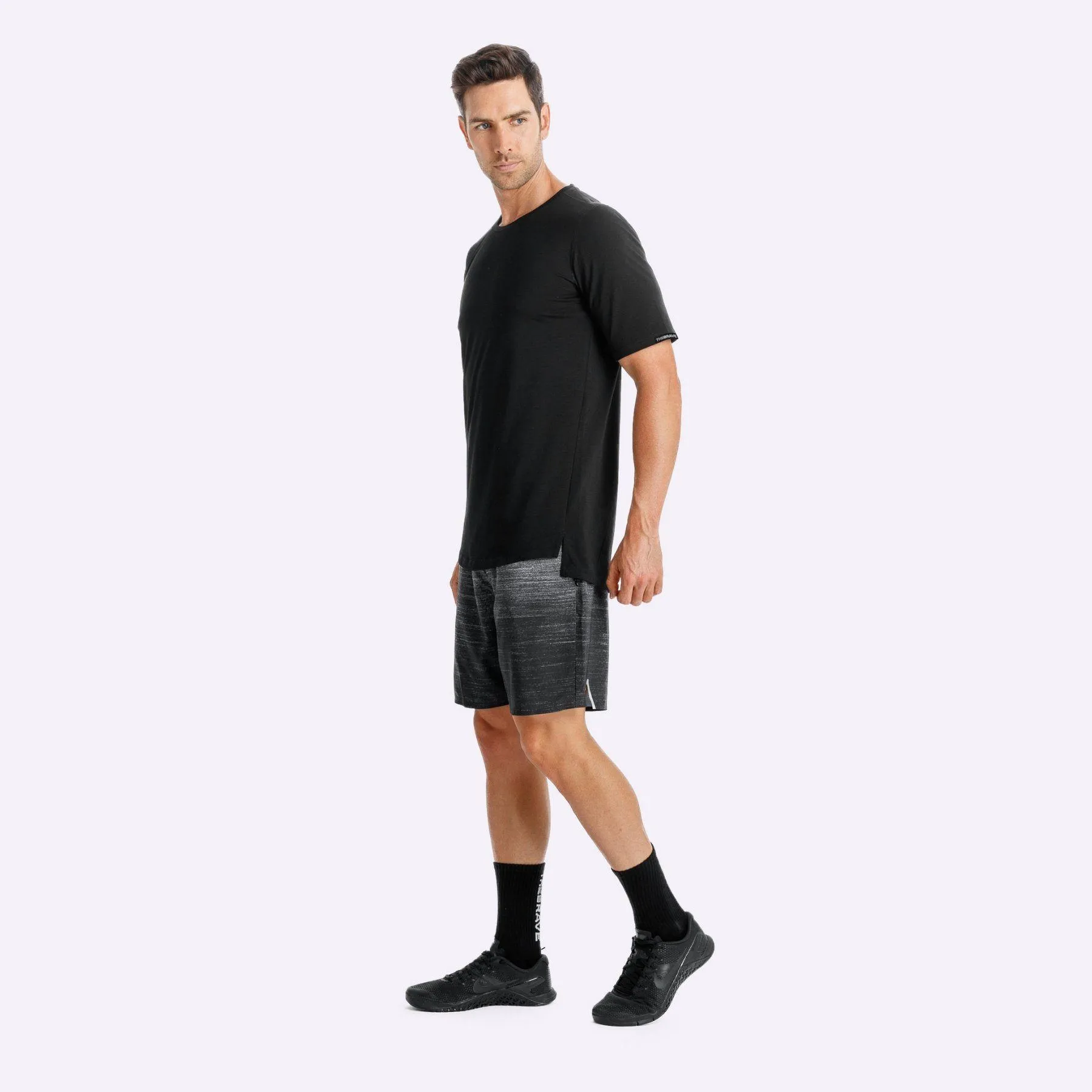 The Brave - Men's Techfit T-Shirt - Black