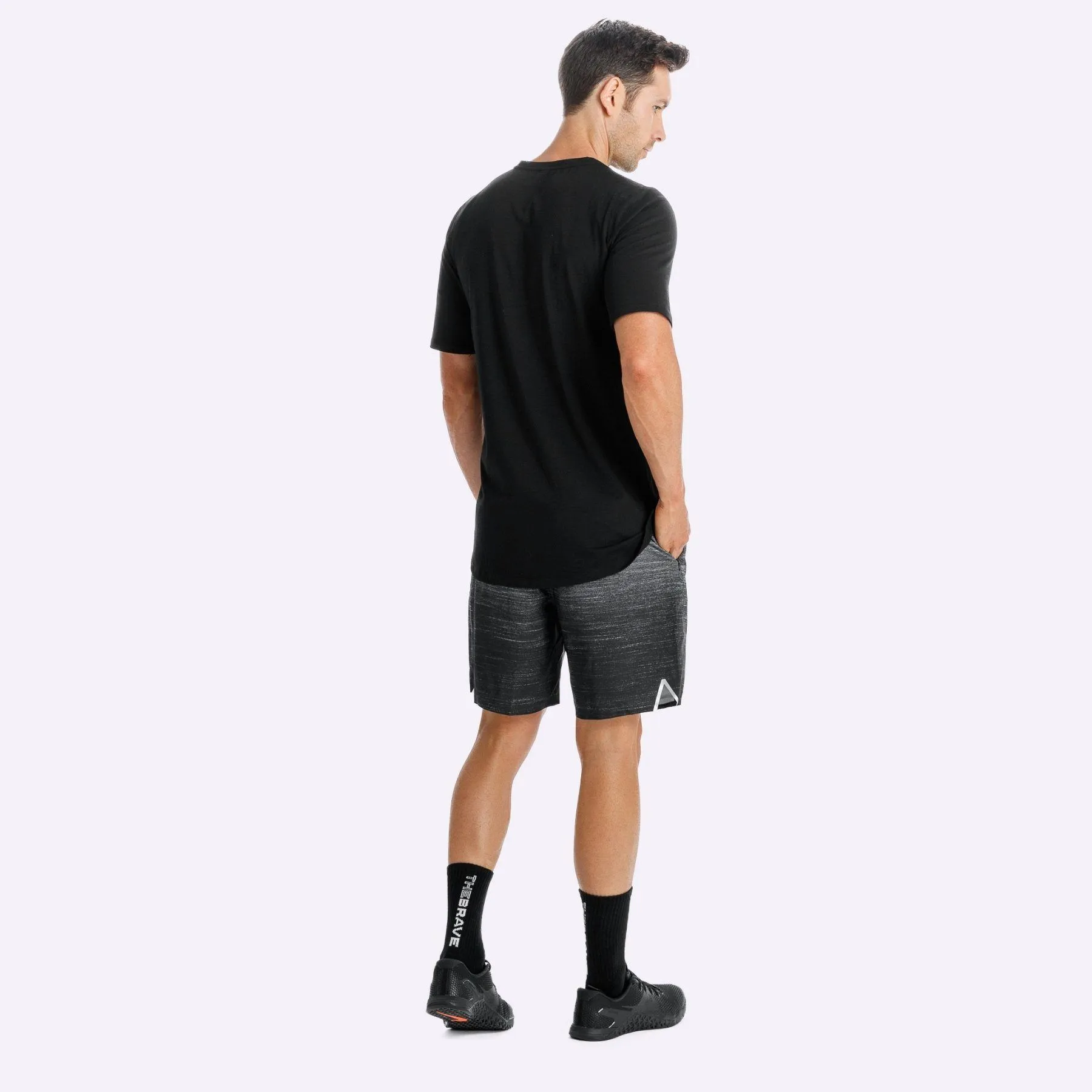The Brave - Men's Techfit T-Shirt - Black