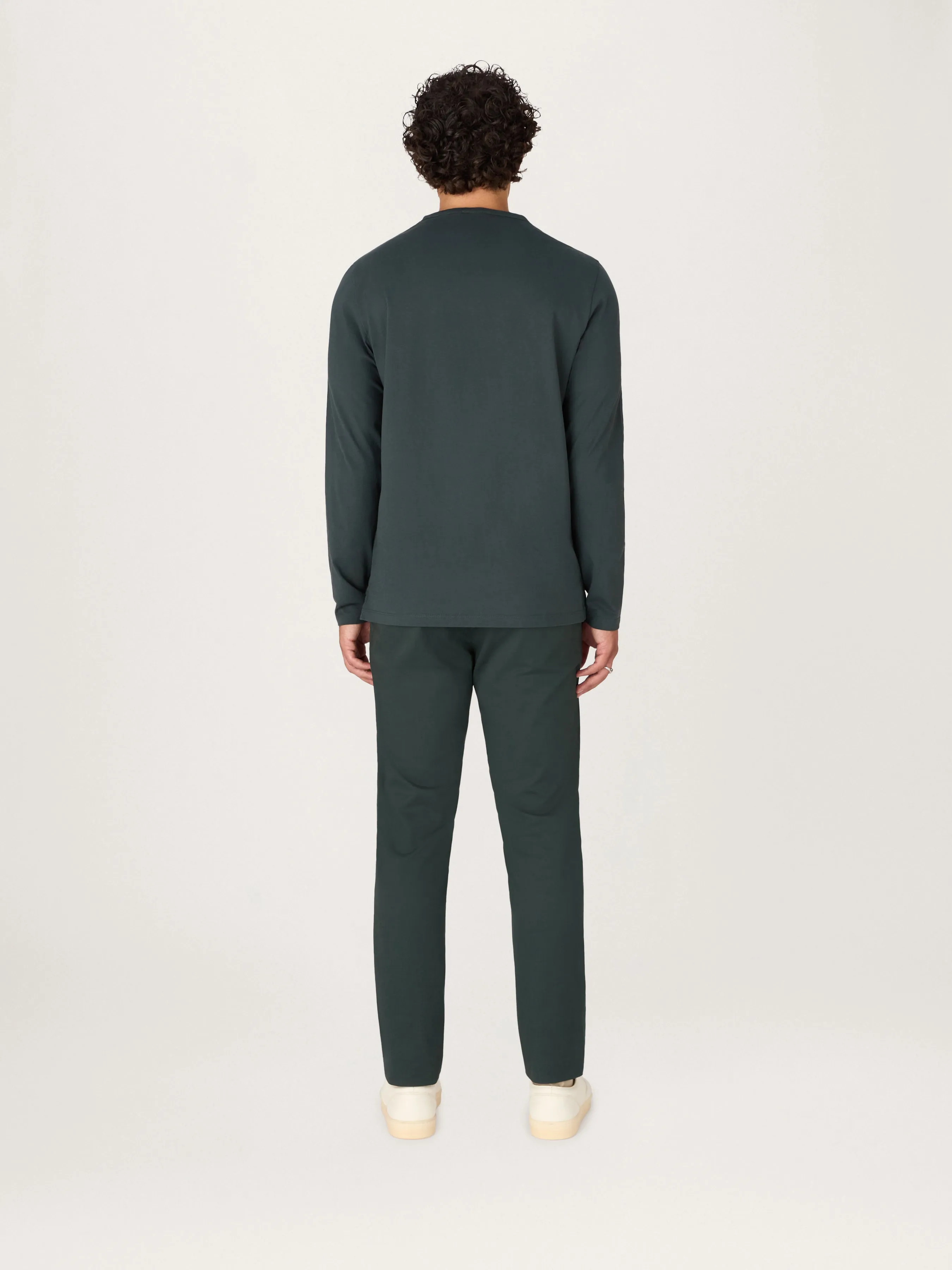 The Long Sleeve Tee || Forest Green | Organic Cotton