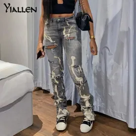 Torn Jeans Woman's
