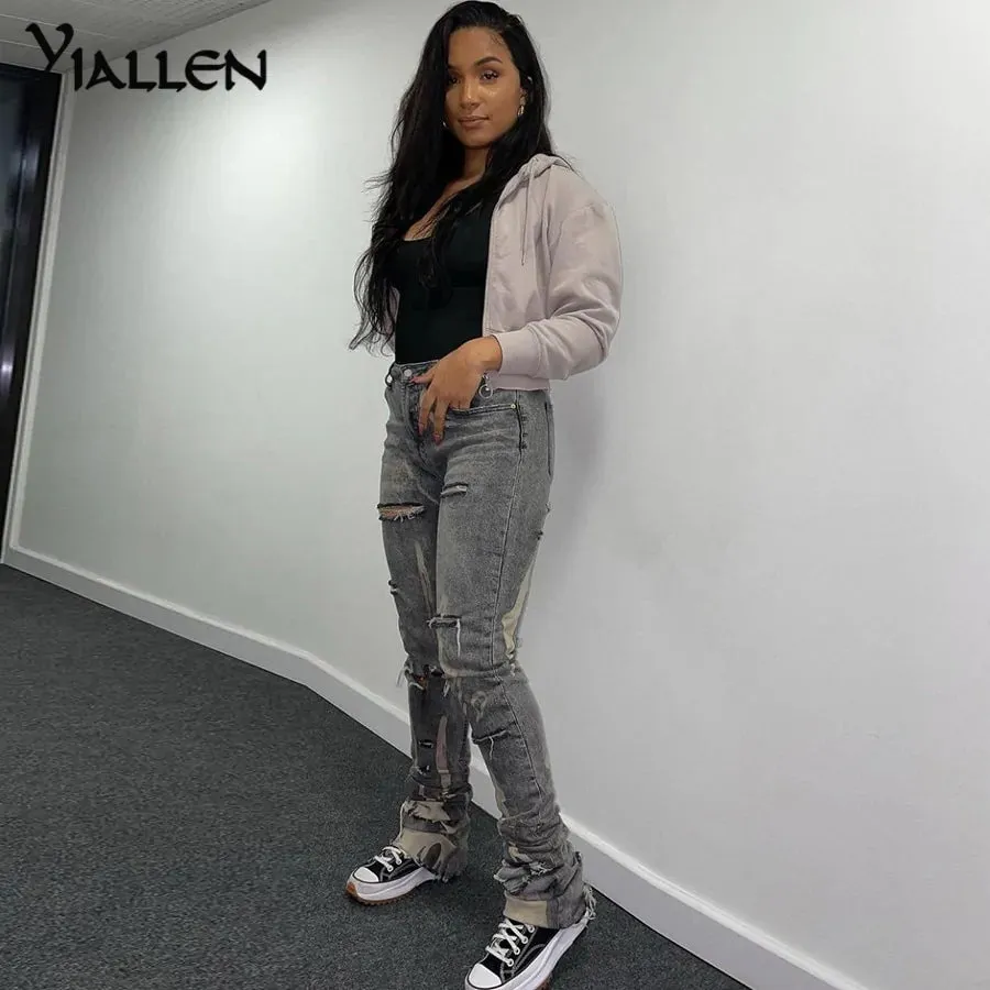 Torn Jeans Woman's