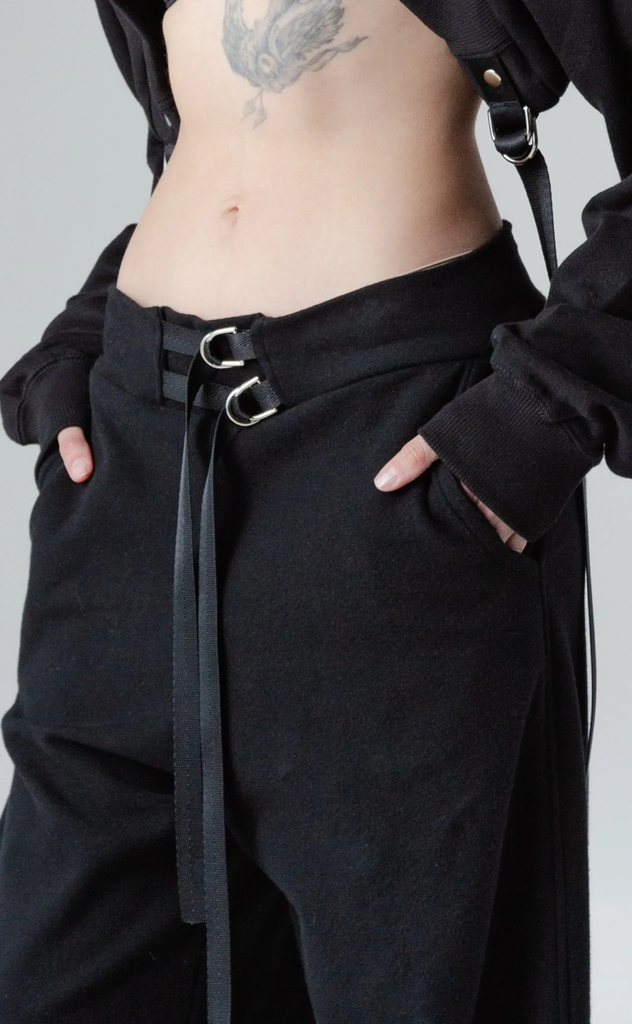 Wide leg sweatpants