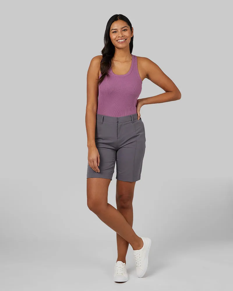 WOMEN'S STRETCH WOVEN BERMUDA SHORT